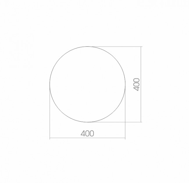 Зеркало Mixline круглое 400 мм Зеркало Mixline круглое 400 мм