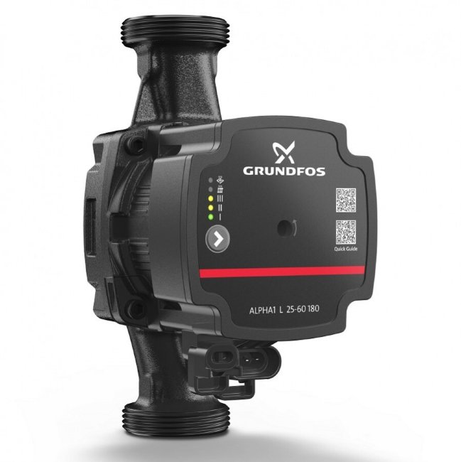 Насос циркуляционный Grundfos ALPHA1 L 32-80 180 mm, без гаек Насос циркуляционный Grundfos ALPHA1 L 32-80 180 mm, без гаек