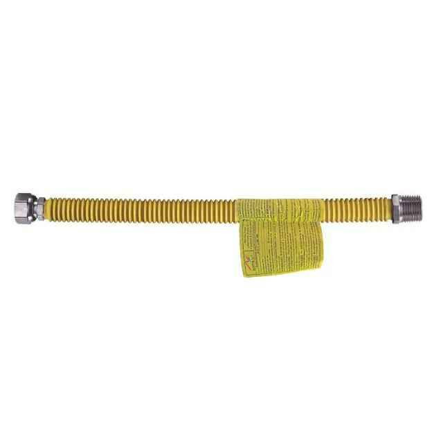Подводка гибкая для газа Flexitub Extensible сильфонная 1/2"100-200см гайка-штуцер, растягивающаяся 15-М12Н12-100*200
