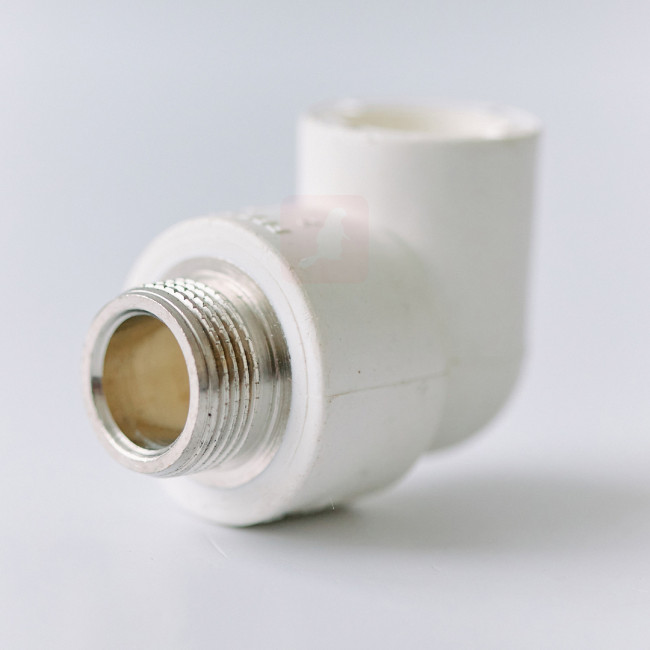 Колено Pilsa PPR НР 25х3/4", белое