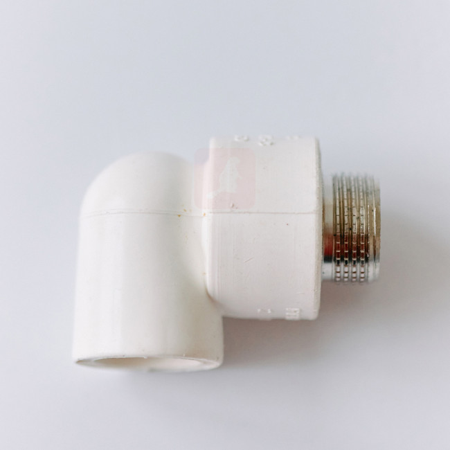 Колено Pilsa PPR НР 25х3/4", белое