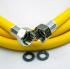 Подводка для газа гибкая ELKA 3/4" 2000 мм ВР-ВР с покрытием PVC