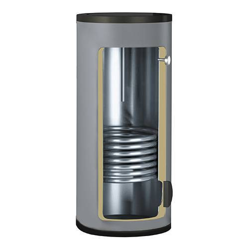 Бойлер косвенного нагрева Gekon B01 98 кВт, 1000 л, с 1-м ТО, напольный, INOX Бойлер косвенного нагрева Gekon B01 98 кВт, 1000 л, с 1-м ТО, напольный, INOX