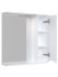 Зеркальный шкаф Sanstar Адель 70 П, 1 дверца, белый