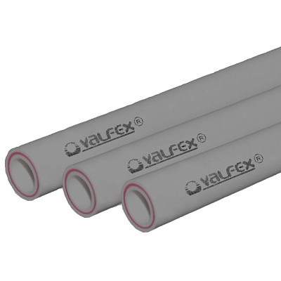 Труба Valfex PPR 25 SDR 6 PN25, армированная стекловолокном, серая Труба Valfex PPR 25 SDR 6 PN25, армированная стекловолокном, серая