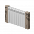 Биметаллический радиатор Rifar EcoBuild 500-9 секций, белый