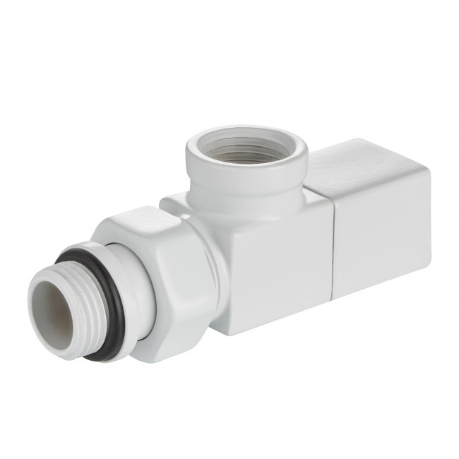 Набор дизайн-вентилей Royal Thermo Cube, осевой 1/2" (белый) НС-1422572 Набор дизайн-вентилей Royal Thermo Cube, осевой 1/2" (белый) НС-1422572