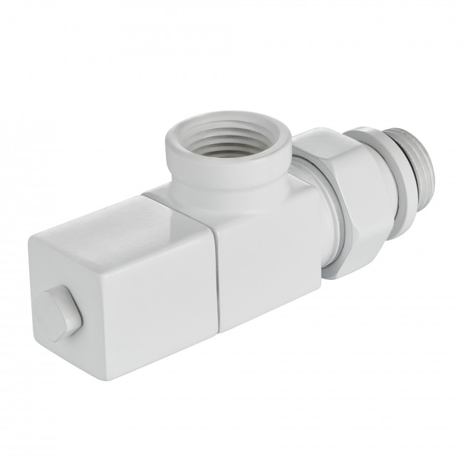 Набор дизайн-вентилей Royal Thermo Cube, осевой 1/2" (белый) НС-1422572 Набор дизайн-вентилей Royal Thermo Cube, осевой 1/2" (белый) НС-1422572