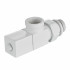 Набор дизайн-вентилей Royal Thermo Cube, осевой 1/2" (белый) НС-1422572