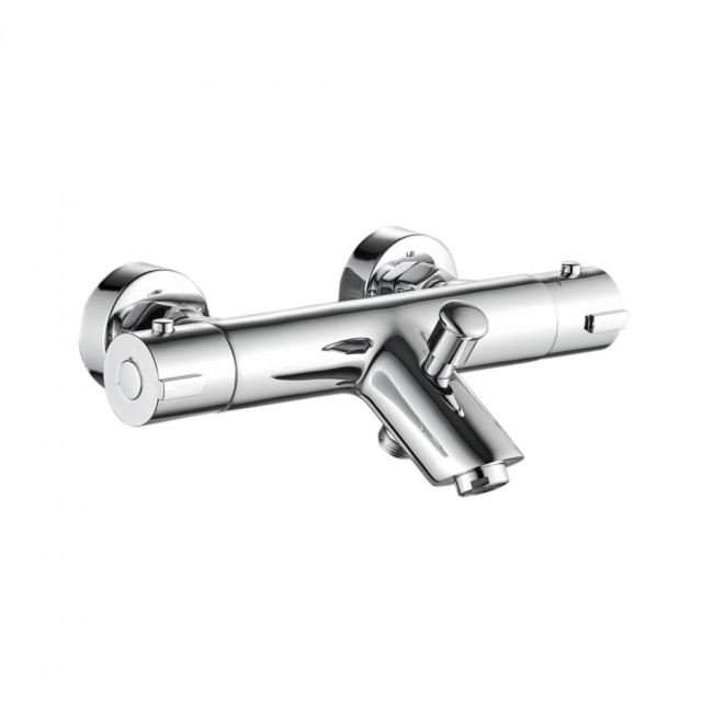 Смеситель для ванны термостатический Valfex Alba Chrome короткий излив, латунь VF.60809 хром Смеситель для ванны термостатический Valfex Alba Chrome короткий излив, латунь VF.60809 хром