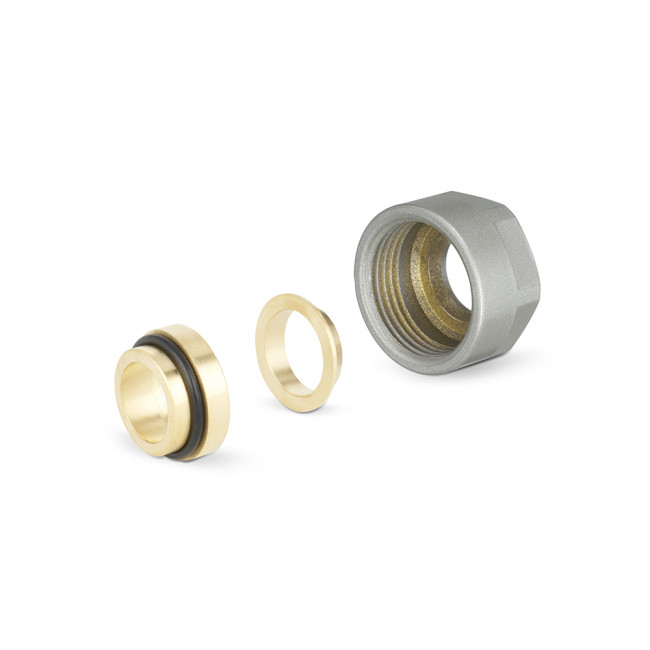 Резьбозажимное соединение (фитинг евроконус) Varmega Design 3/4"EK для подключения медной трубки D15х1,0 мм, серый VMDV30-301515 Резьбозажимное соединение (фитинг евроконус) Varmega Design 3/4"EK для подключения медной трубки D15х1,0 мм, серый VMDV30-301515
