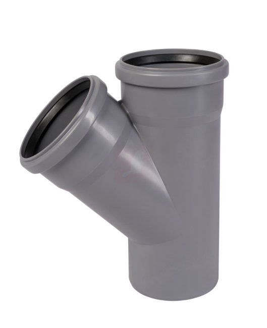 Тройник канализационный Ostendorf HTEA 125/125х45°