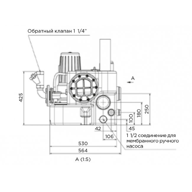 Канализационная насосная станция SFA SANICUBIC 1 GR SE71.3 T