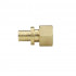 Муфта переходная Varmega Slide-fit, ВР 25х1/2", аксиальная, латунь VM51315