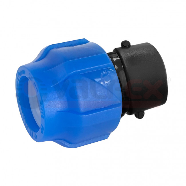 Муфта компрессионная ПНД ВР 32х1/2" Муфта компрессионная ПНД ВР 32х1/2"