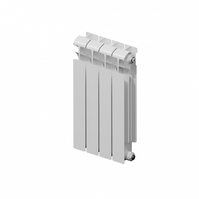 Биметаллический радиатор Rifar EcoBuild 300-4 секций, белый Биметаллический радиатор Rifar EcoBuild 300-4 секций, белый