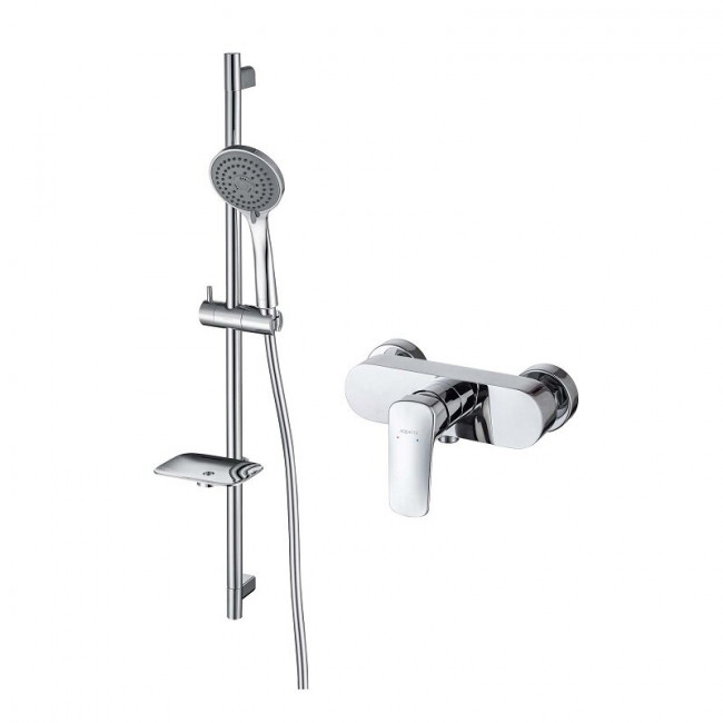 Комплект для душа Aquatek Вега AQ1032CR 2 в 1, хром Комплект для душа Aquatek Вега AQ1032CR 2 в 1, хром