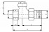 Клапан обратный запорный, прямой Oventrop Combi 4 3/4 (DN 20) 1090763