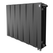 Радиатор биметаллический Royal Thermo Piano Forte 500 черный VR80 - 12 секц.