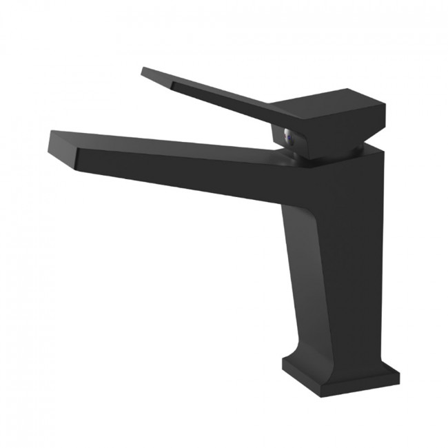 Смеситель для раковины Valfex Vega Black, латунь, черный Смеситель для раковины Valfex Vega Black, латунь, черный
