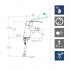 Смеситель для биде Ramon Soler New Fly 570311NM чёрный