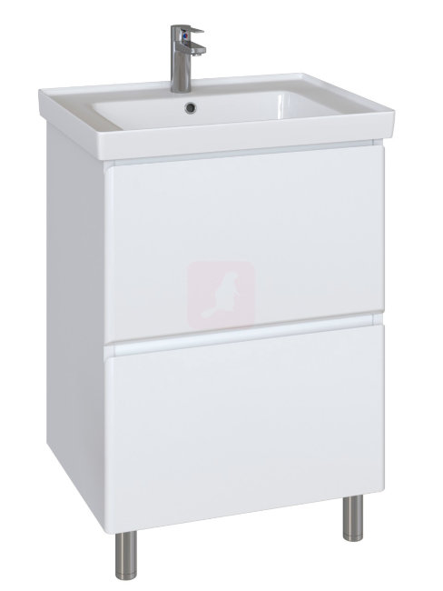 Тумба с раковиной Sanstar Arista 70, 2 ящика, напольная, белая, Grace 70 Тумба с раковиной Sanstar Arista 70, 2 ящика, напольная, белая, Grace 70