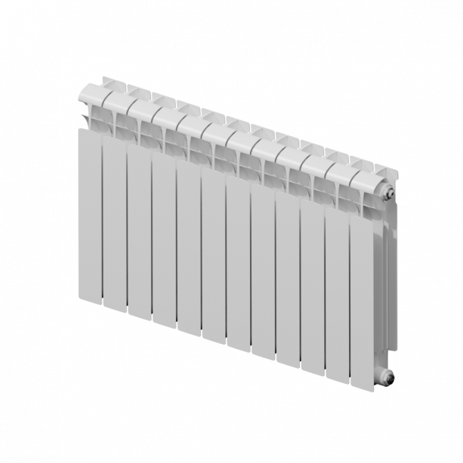 Биметаллический радиатор Rifar EcoBuild 500-11 секций, белый Биметаллический радиатор Rifar EcoBuild 500-11 секций, белый
