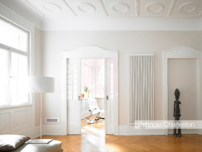 Радиатор трубчатый стальной Zehnder Charleston Retrofit 2180, 06 сек.1/2 ниж.подк. RAL9016 (кроншт.в компл.) Радиатор трубчатый стальной Zehnder Charleston Retrofit 2180, 06 сек.1/2 ниж.подк. RAL9016 (кроншт.в компл.)