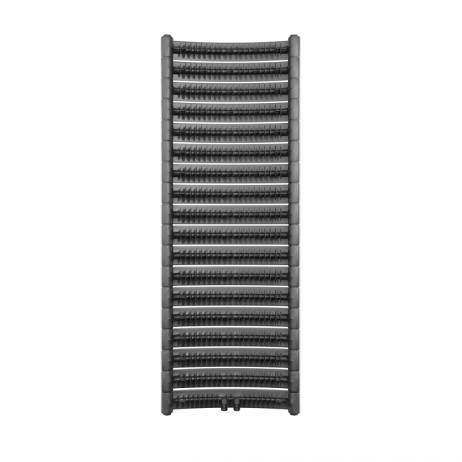Биметаллический вертикальный радиатор Rifar Convex Ventill V 500-18 секций, титан Биметаллический вертикальный радиатор Rifar Convex Ventill V 500-18 секций, титан