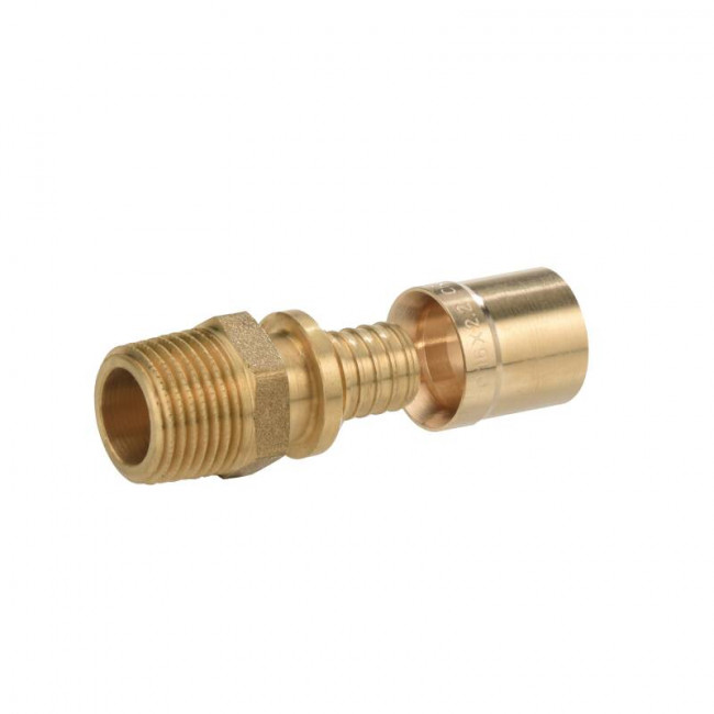 Муфта (штуцер) аксиальная, переходная Comap PEXY Max 32х1" с НР серия S7243RV латунь PGM4079 Муфта (штуцер) аксиальная, переходная Comap PEXY Max 32х1" с НР серия S7243RV латунь PGM4079
