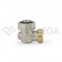 Узел нижнего подключения Varmega VM14201 3/4"EKх3/4"EK НР-ВР, угловой, раздельный одинарный, для двухтрубных систем