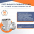 Узел нижнего подключения Varmega VM14201 3/4"EKх3/4"EK НР-ВР, угловой, раздельный одинарный, для двухтрубных систем