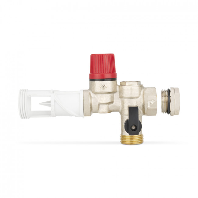Группа безопасности бойлера Varmega 3/4" (1/2"), с поворотным элементом, 7 бар VM16901 Группа безопасности бойлера Varmega 3/4" (1/2"), с поворотным элементом, 7 бар VM16901