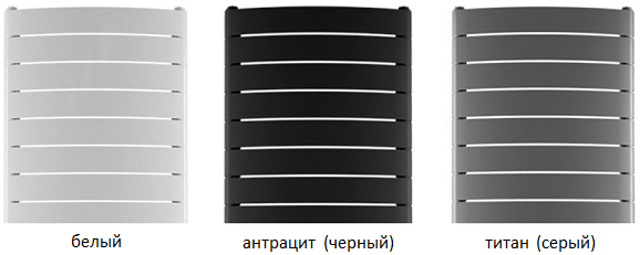 Биметаллический вертикальный радиатор Rifar Convex Ventill V 500-22 секции, титан Биметаллический вертикальный радиатор Rifar Convex Ventill V 500-22 секции, титан