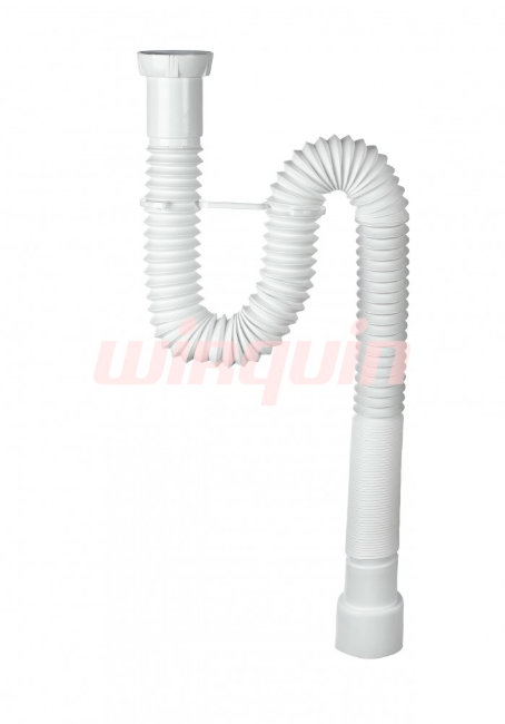 Сифон для мойки гофрированный Wirquin без выпуска 1 1/2” х 40/50 L1200 mm в НОВОЙ комплектации: с хомутом жёсткости Сифон для мойки гофрированный Wirquin без выпуска 1 1/2” х 40/50 L1200 mm в НОВОЙ комплектации: с хомутом жёсткости