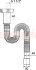 Сифон для мойки гофрированный Wirquin без выпуска 1 1/2” х 40/50 L1200 mm в НОВОЙ комплектации: с хомутом жёсткости
