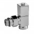 Набор дизайн-вентилей Royal Thermo Cube, угловой 1/2" (хром) НС-1193191