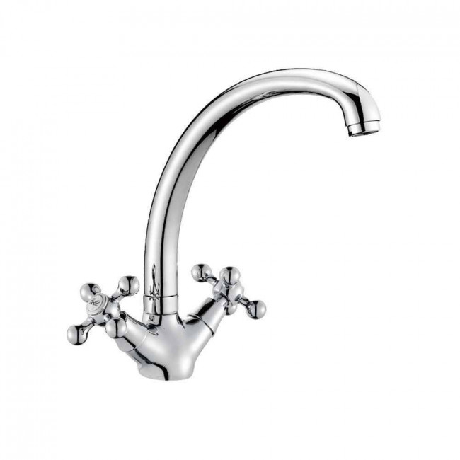 Смеситель для кухни "Дуга" Valfex Libra Chrome двухвентильный, латунь VF.4719 Смеситель для кухни "Дуга" Valfex Libra Chrome двухвентильный, латунь VF.4719