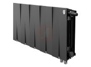 Биметаллический радиатор Royal Thermo Piano Forte 300 VDR Noir Sable,10 секций Биметаллический радиатор Royal Thermo Piano Forte 300 VDR Noir Sable,10 секций