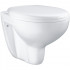 Комплект подвесного унитаза Grohe Bau Ceramic и инсталляции Aquatek Standard 50 INS-0000012 с звукоизол.прокладкой  и с крепежом KKI-0000002 4в1