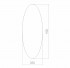 Зеркало Mixline овал 350*930