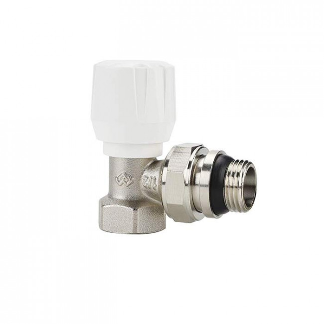 Клапан радиаторный ручной регулировки Varmega VM100, 1/2" ВР-НР, угловой, с самоуплотняющимся полусгоном VM10011 Клапан радиаторный ручной регулировки Varmega VM100, 1/2" ВР-НР, угловой, с самоуплотняющимся полусгоном VM10011