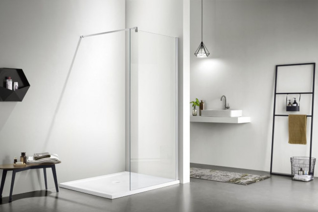 Душевая перегородка Aquatek Walk in с держателем 900x2000 профиль хром, стекло прозрачное Душевая перегородка Aquatek Walk in с держателем 900x2000 профиль хром, стекло прозрачное