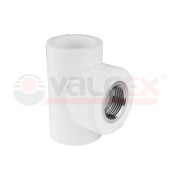 Тройник комбинированный Valfex PPR ВР 32х1/2", белый