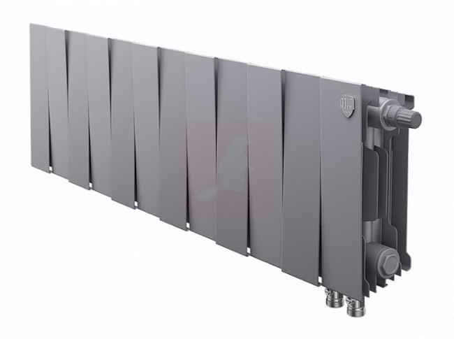 Биметаллический радиатор Royal Thermo Piano Forte 200 VDR Silver Satin, 14 секций Биметаллический радиатор Royal Thermo Piano Forte 200 VDR Silver Satin, 14 секций