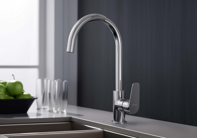 Смеситель для кухни Aquatek Бетта (полукруглый излив), хром AQ1182CR Смеситель для кухни Aquatek Бетта (полукруглый излив), хром AQ1182CR