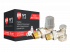 Набор вентилей термостатический+запорный для радиатора Royal Thermo-Danfoss угловой 3/4 (DN 20) Click НС-1281646