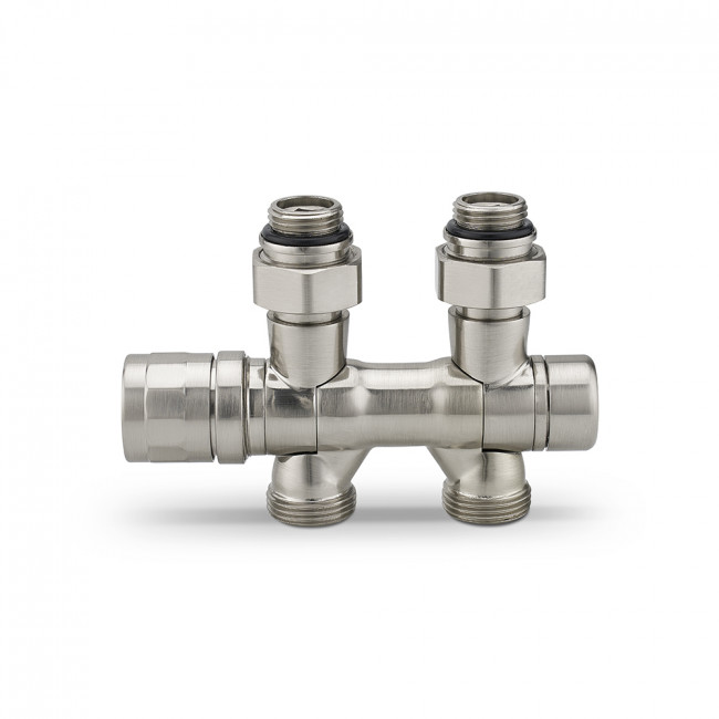 Узел нижнего подключения Varmega 1/2"х3/4"EK НР, универсальный, матовый никель VMDV25-500415 Узел нижнего подключения Varmega 1/2"х3/4"EK НР, универсальный, матовый никель VMDV25-500415