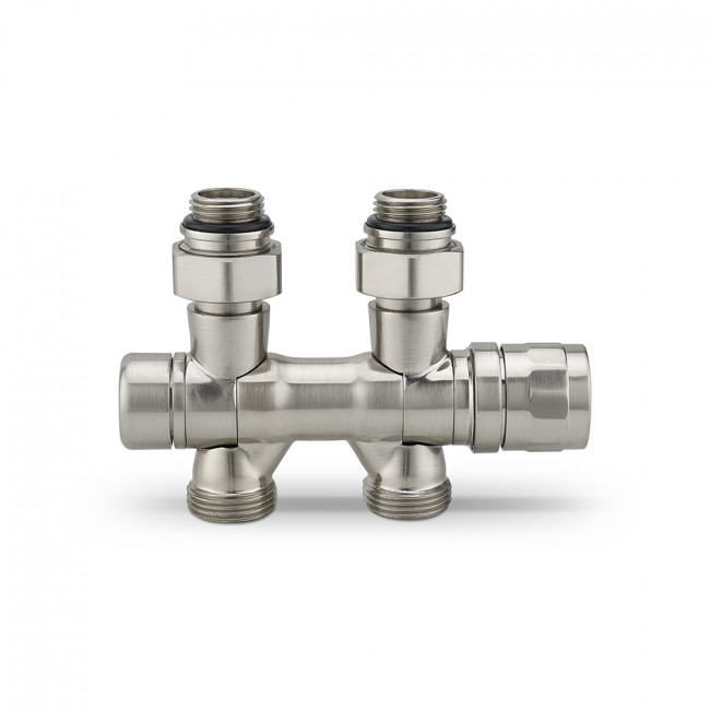 Узел нижнего подключения Varmega 1/2"х3/4"EK НР, универсальный, матовый никель VMDV25-500415 Узел нижнего подключения Varmega 1/2"х3/4"EK НР, универсальный, матовый никель VMDV25-500415