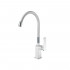Смеситель для кухни Valfex Argo White гибкий силиконовый излив, латунь VF.73505-8